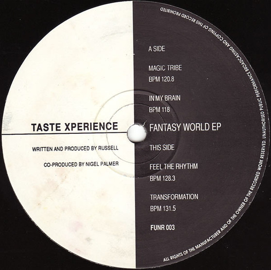 Taste Xperience* - Fantasy World EP VG+