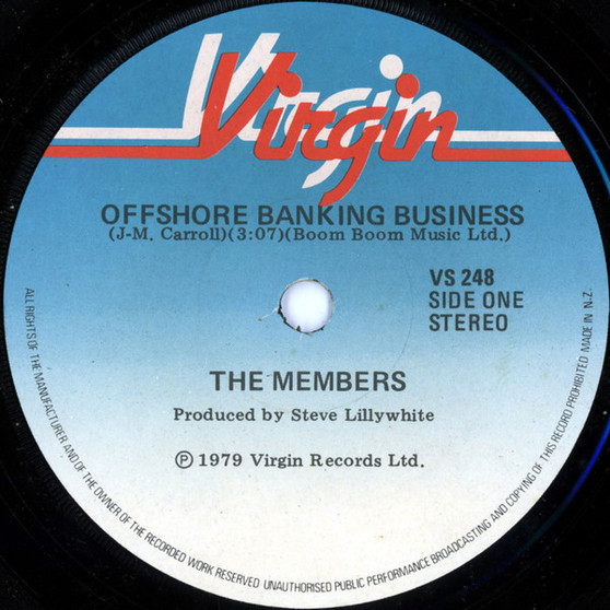 The Members - Offshore Banking Business VG+