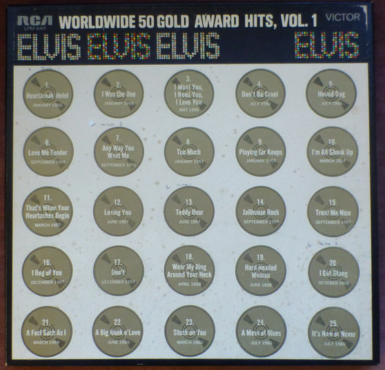 Elvis* - Worldwide 50 Gold Award Hits, Vol. 1 VG+