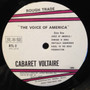 Cabaret Voltaire - The Voice Of America VG+