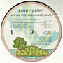 Sandy Denny - Like An Old Fashioned Waltz VG+