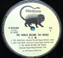 Premiata Forneria Marconi - The World Became The World VG+