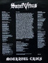 Saint Vitus - Mournful Cries NM or M-