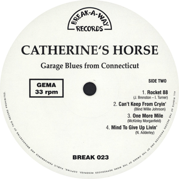 Catherine's Horse - Garage Blues From Connecticut - Footscray Records