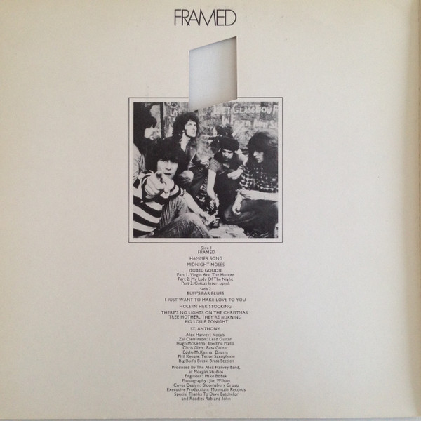 SENSATIONAL ALEX HARVEY BAND☆Framed UK V - 洋楽