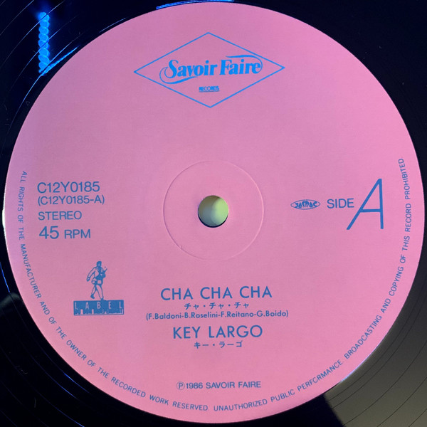 Key Largo 2 Cha Cha Cha Footscray Records