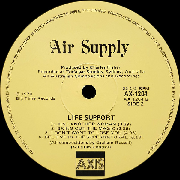 Life Support - Album by Air Supply