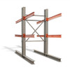 Double sided cantilever rack starter kit