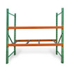 36" depth pallet rack kit with pallet supports