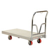 Aluminum sheet deck platform truck right view