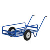 These work carts are great for maneuvering over rough terrain