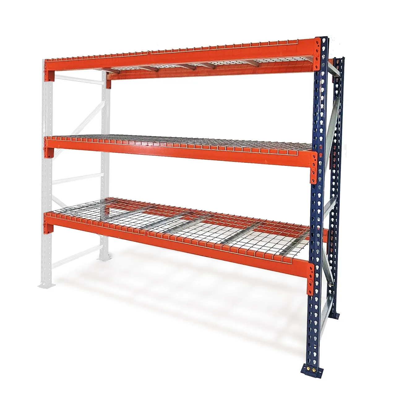 Adder Pallet Rack Kit with Wire Decks