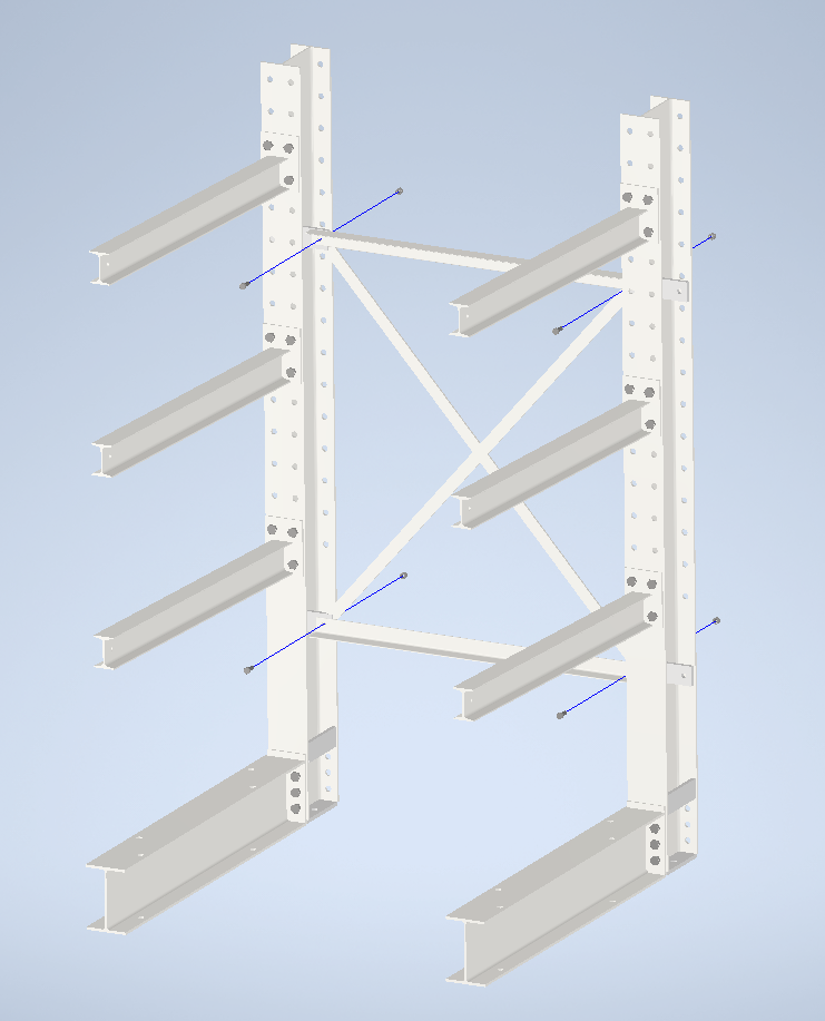 cantilever rack Drawing