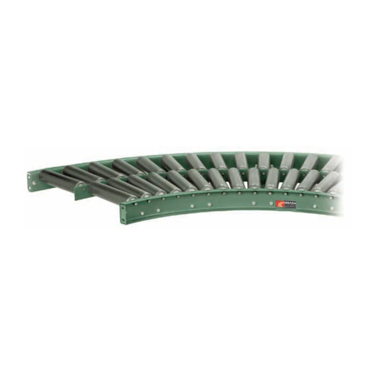 Gravity Roller Conveyor Curves - 1.9" Diameter - 12 ga. Gravity Roller Conveyor Curves - 1.9" Diameter - 12 ga.