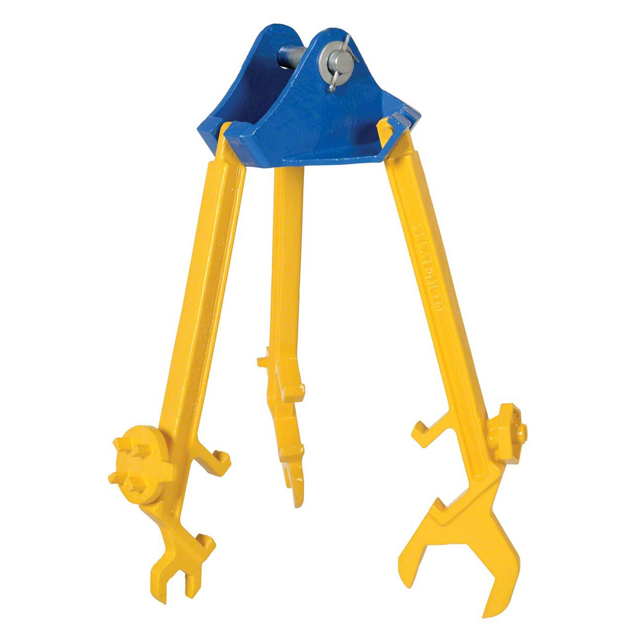 Use an overhead lifting device in conjunction with this drum lifter