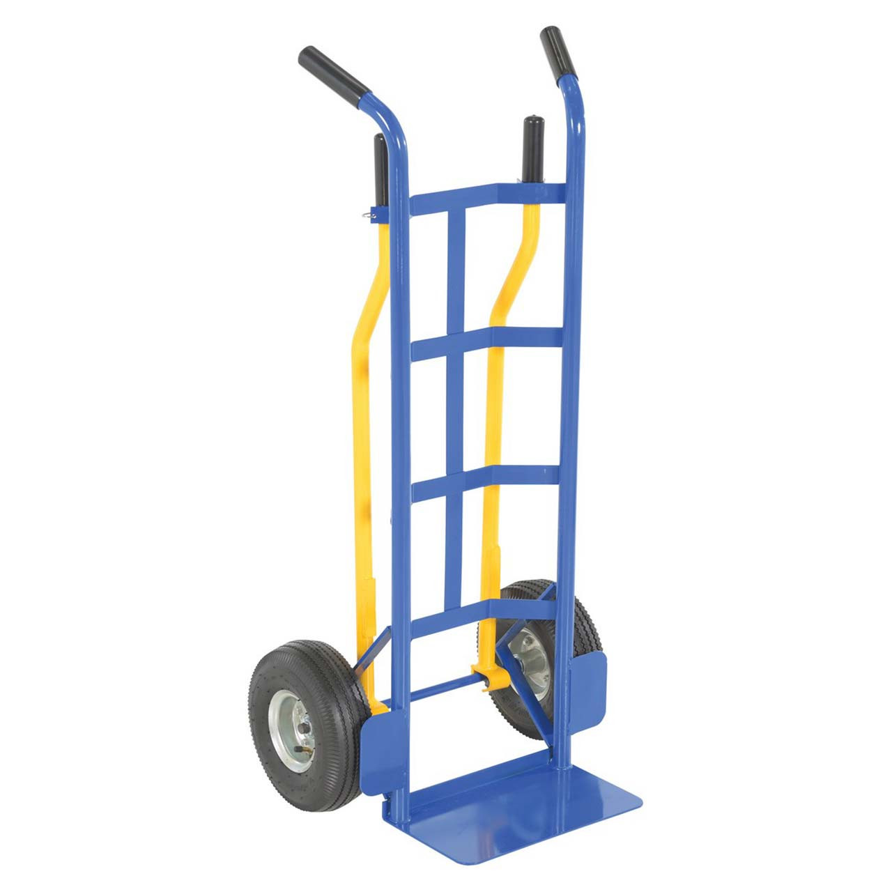 This multi-purpose dolly converts to two or four handles