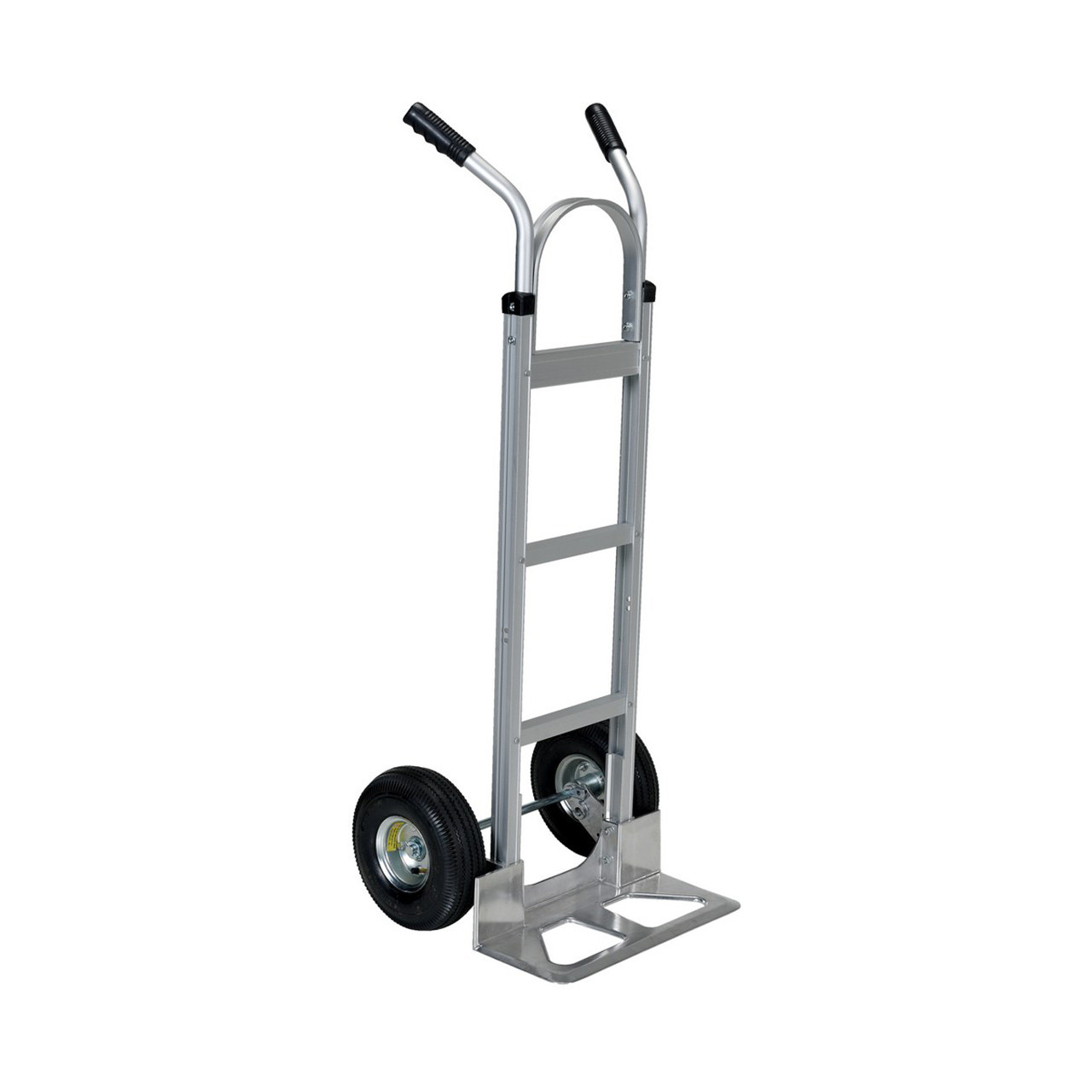 Dual Handle Hand Cart with Aluminum Noseplate Left View