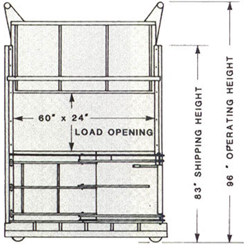 Low Profile Hydraulic Baler - SJF Material Handling Online Store