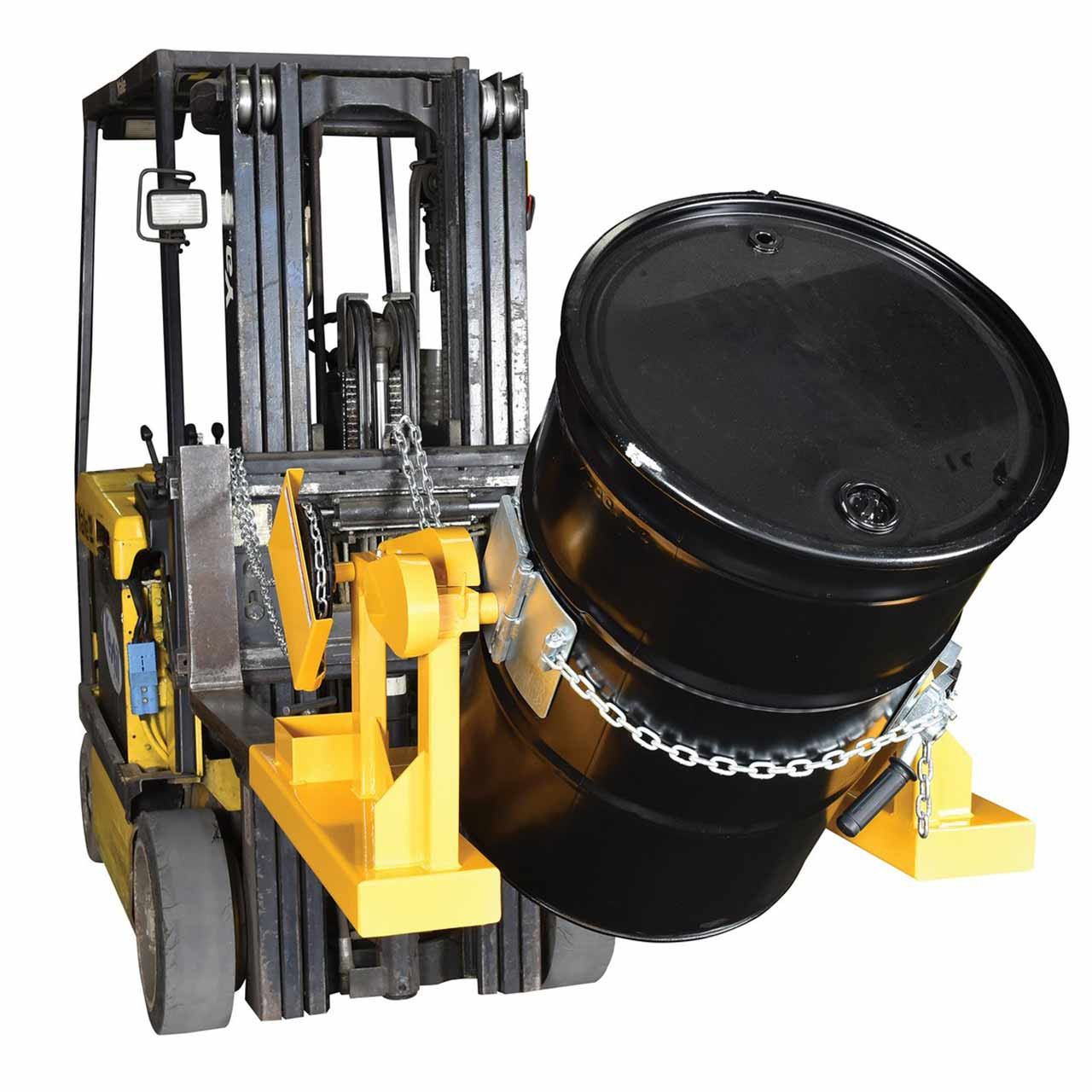 Fork Mounted Drum Carriers/Rotator On Forklift