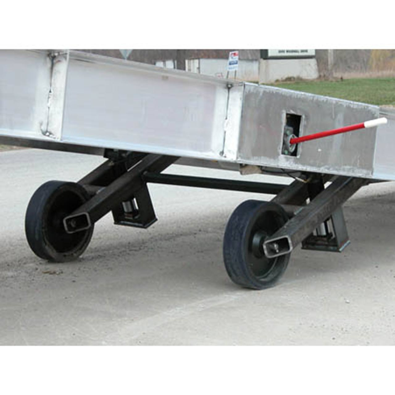 Aluminum Yard Ramp Side View