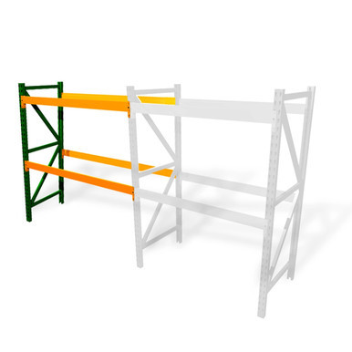 48"D BHD Pallet Rack Adder Kits with Wire Decks