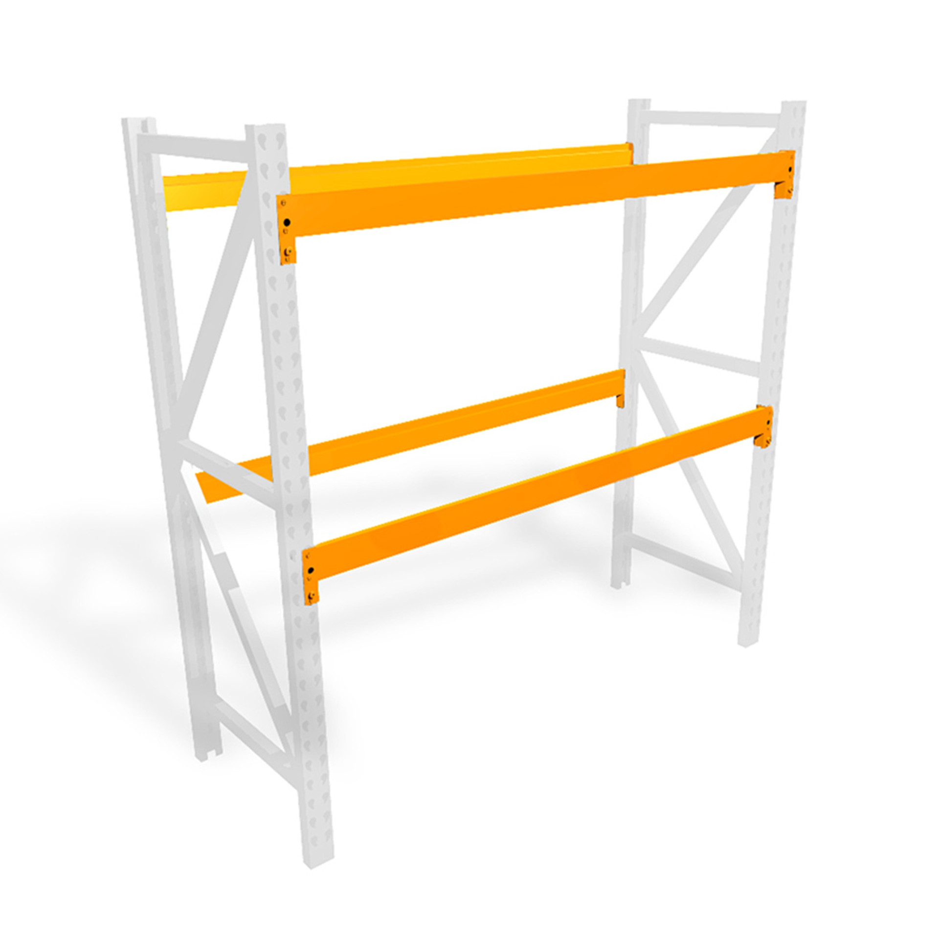 Husky Pallet Racking Beams Ship from North Carolina SJF Material