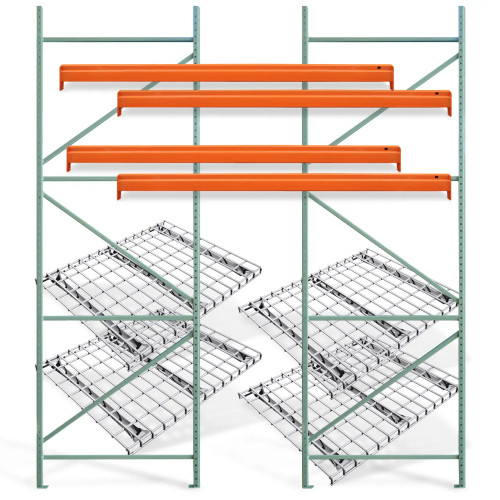 Starter Pallet Rack Kits with Wire Deck