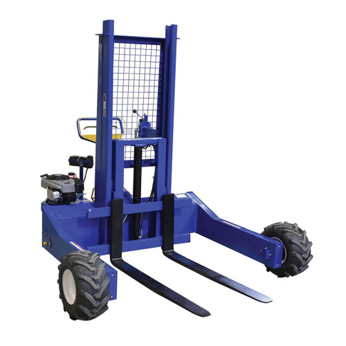 Side view of Vestil's ALL-T-1-GPT-ST-L all terrain pallet jack