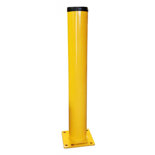 Steel bollards provide strong impact protection from vehicle traffic Steel bollards provide strong impact protection from vehicle traffic