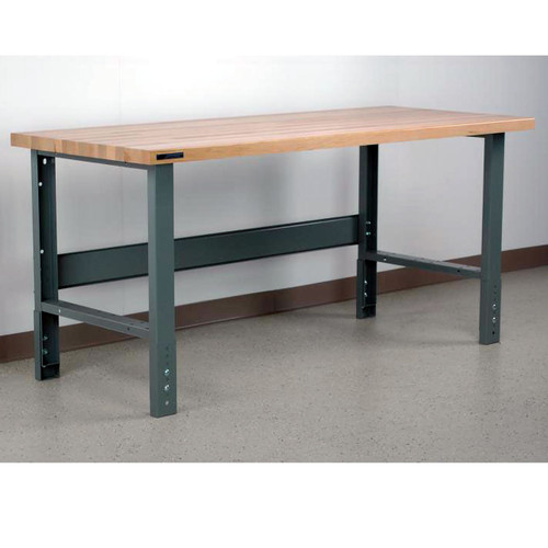 Manually Adjustable Height Workbench Maple Top Manually Adjustable Height Workbench Maple Top