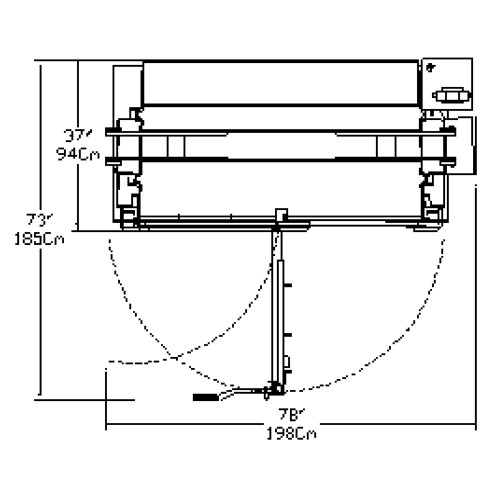 Low Profile Hydraulic Baler Dimensions Blueprint Top