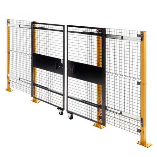 Velox Machine Guarding - Double Slide Door Velox Machine Guarding - Double Slide Door