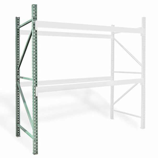 Teardrop pallet rack upright columns for warehouse storage racking