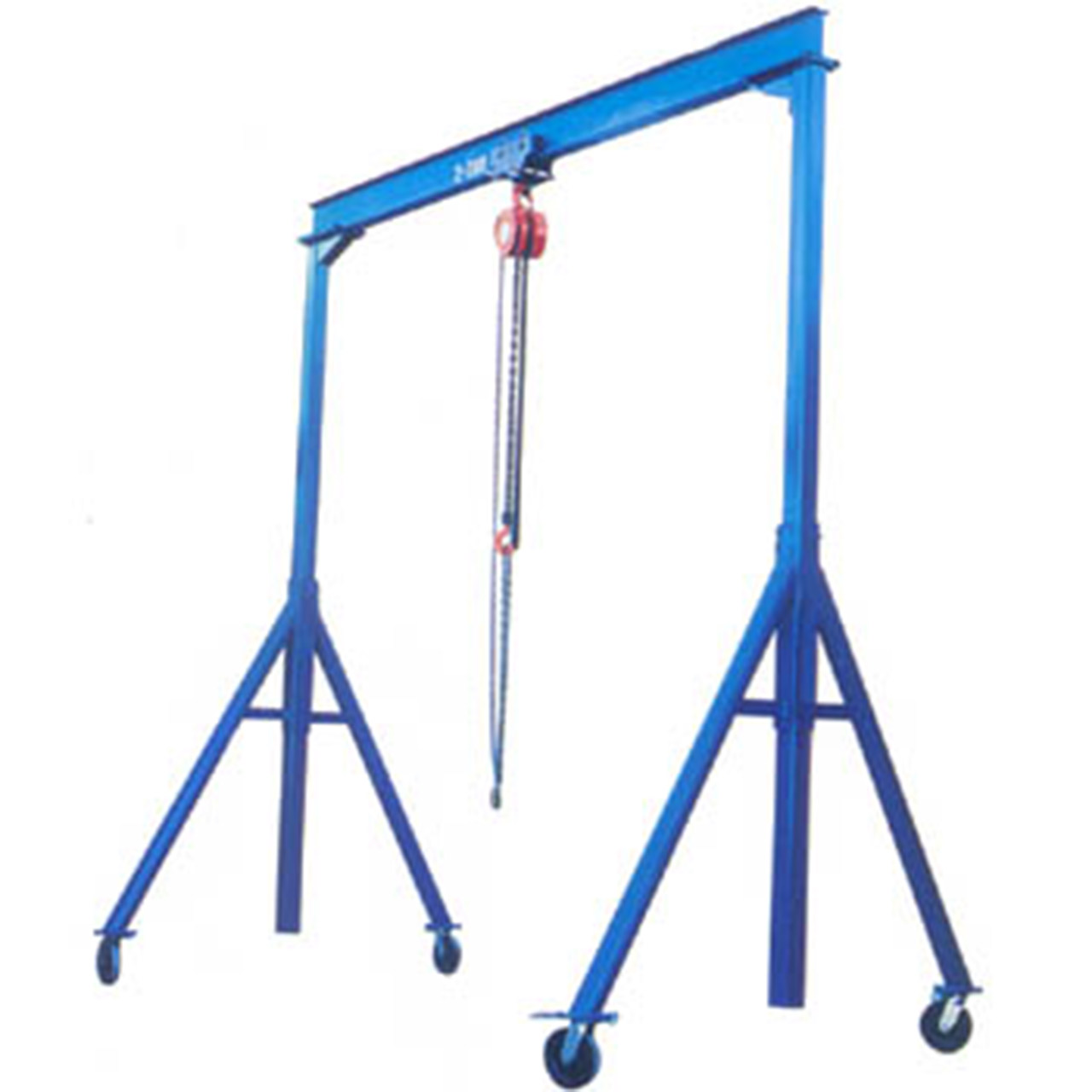 Adjustable Height Steel Gantry Cranes SJF Material Handling Online Store