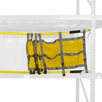 Safety Net Pipe Rack Sliding Rack Safety Nets - SJF Material Handling Online Store