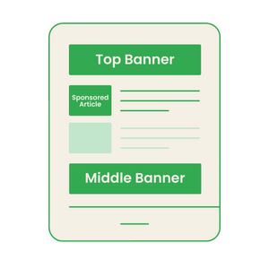 Sponsored Article on newsletter
