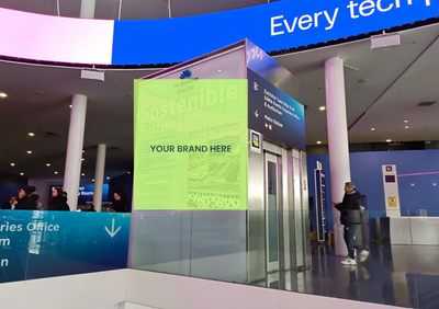 Lift Branding at Lobby of Hall 1