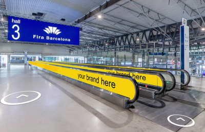 Travelator on walkway at Hall 3