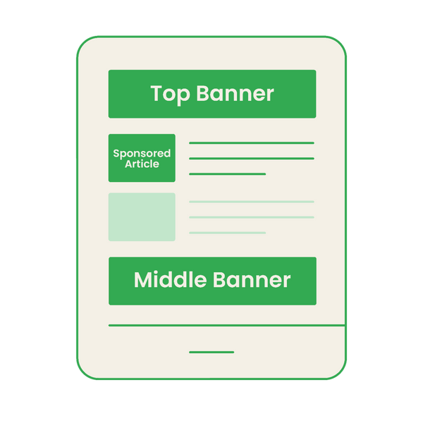 Sponsored Article on newsletter