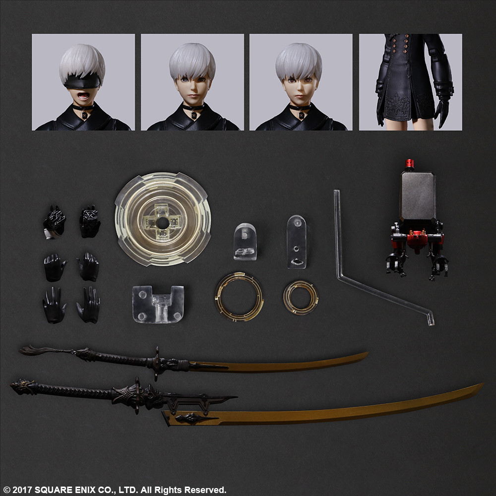 NIER:AUTOMATA PLAY ARTS KAI ACTION FIGURE 9S (YORHA NO.9 TYPE S