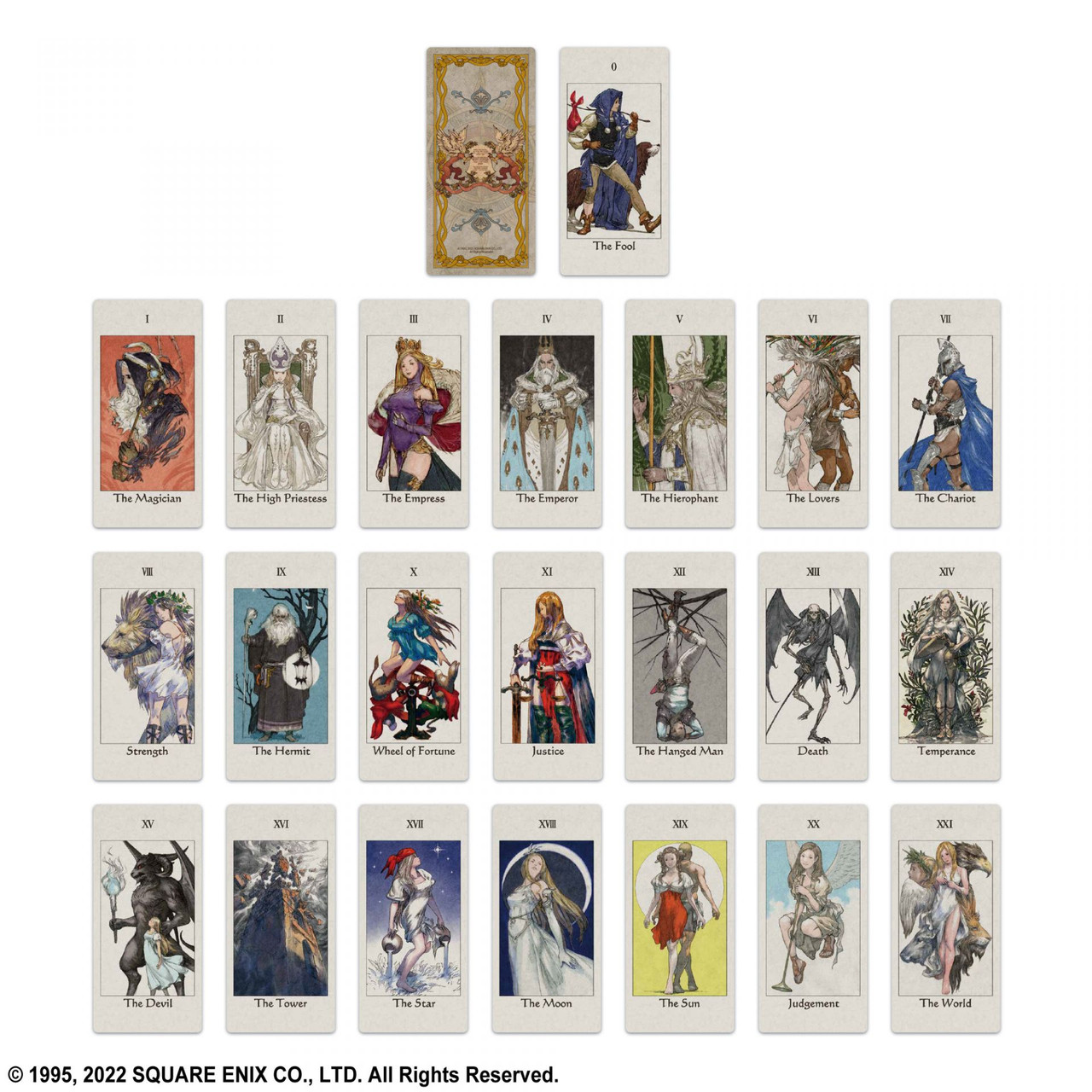 TACTICS OGRE: REBORN TAROT CARD SET | SQUARE ENIX Store