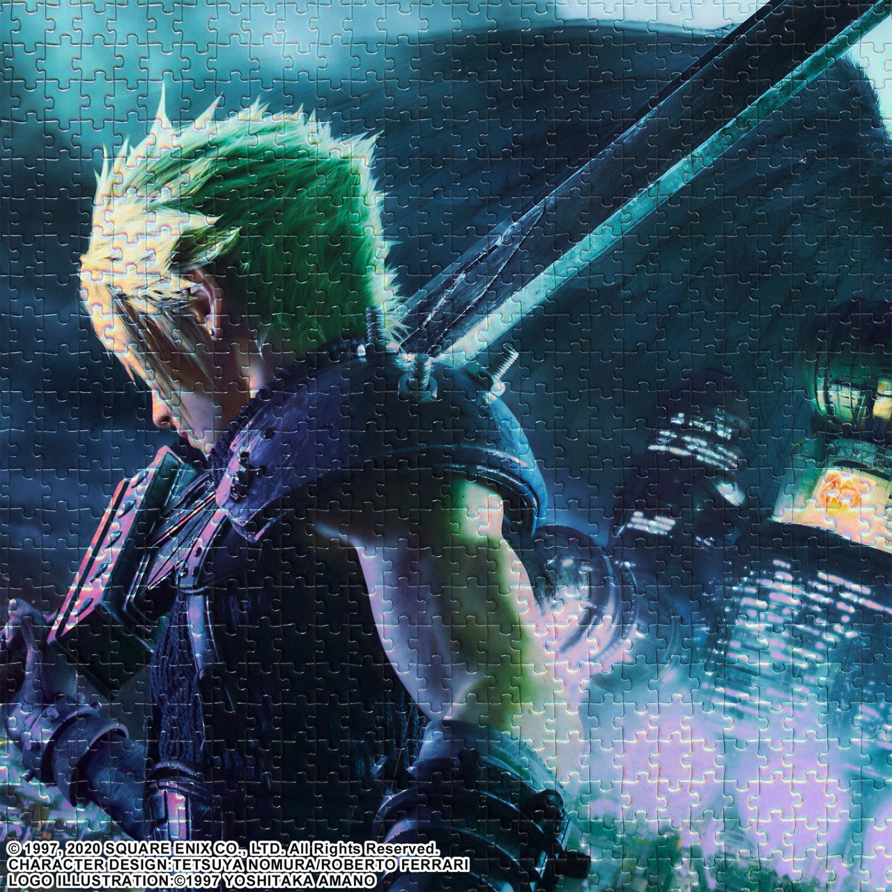 FINAL FANTASY VII REMAKE PREMIUM JIGSAW PUZZLE KEY ART - 1000