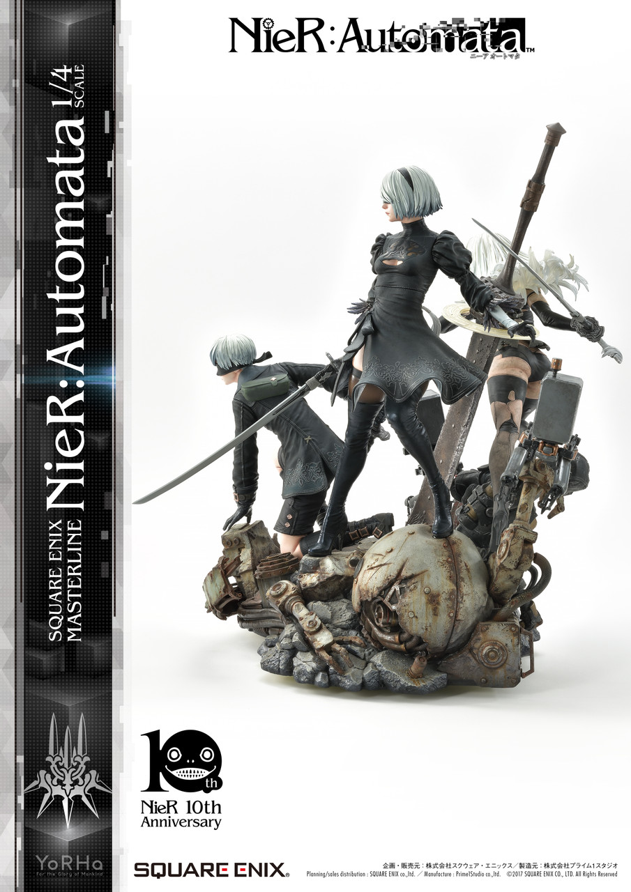 専用ケース付 NieR:Automata 1/4 スケール MASTERLINE SQUARE ENIX MASTERLINE NIER:AUTOMATA 1/4 SCALE STATUE - STANDARD