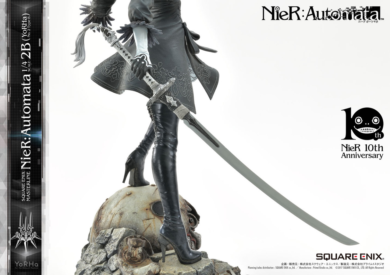 SQUARE ENIX MASTERLINE ニーア 2B 1/4 SQUARE ENIX MASTERLINE NIER:AUTOMATA 1/4 SCALE STATUE - 2B