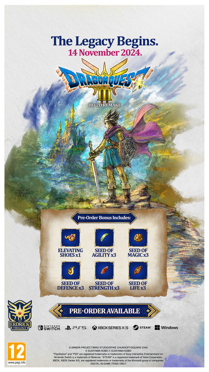Dragon Quest III HD-2D Remake | SQUARE ENIX Store