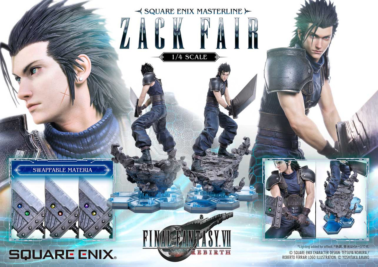 ゲームキャラクター FFVII REBIRTHCollector's Edition SQUARE ENIX MASTERLINE FINAL FANTASY VII REBIRTH 1/4 Scale - Zack