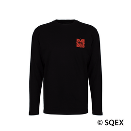 FINAL FANTASY VII REBIRTH Long Sleeve T-Shirt - SHINRA Black