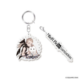 NieR Series 15th Anniversary Acrylic Keychain - FIO & MAMA