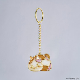 FINAL FANTASY XIV Stained Glass Style Keychain - Fat Cat