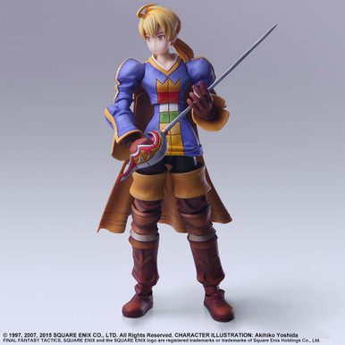 FINAL FANTASY TACTICS BRING ARTS ACTION FIGURE - RAMZA